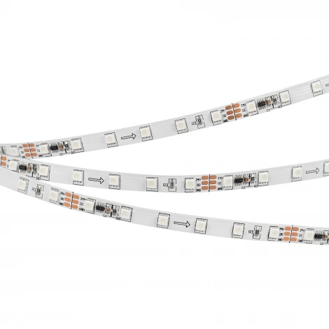 Светодиодная лента SPI-F72-7mm 24V RGB-PX6 (14.4 W/m, IP20, 3535, 5m) (Arlight, Открытый, IP20) 030195(2)