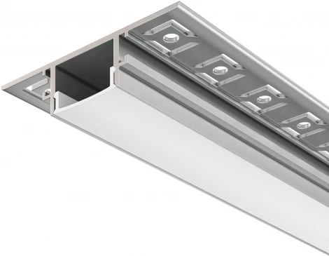Алюминиевый профиль скрытого монтажа 61x14 Maytoni Led Strip ALM-6114-S-2M