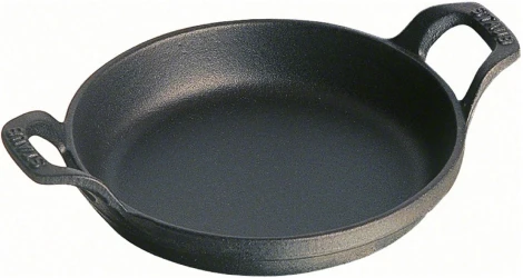 Сковорода круглая, 20 см, с двумя ручками, черная 1302023 Staub