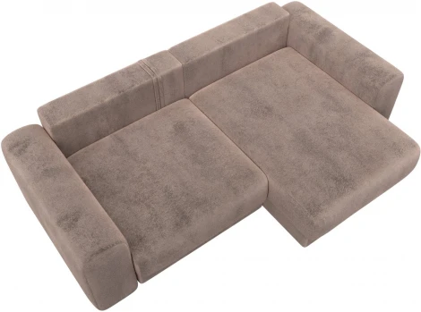 Диван угловой Лига-056 НПБ угол универсальный Лига Диванов (Велюр) арт.129150