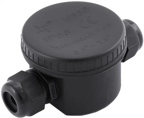 Распределительная коробка (черный) Stekker 49232