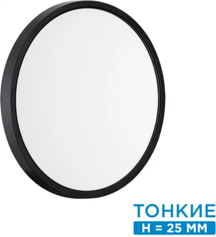 Настенно-потолочный Sonex Alfa Black 7660/24L MITRA пластик/белый/черный LED 24Вт 3000/4000K D300 IP20 (220V, круглые)