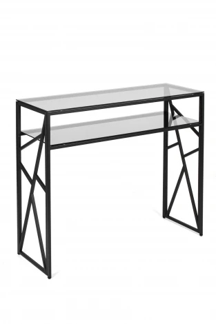 Консольный стол AllConsoles 1091-CB grey черный муар