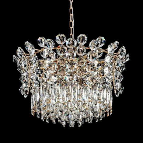 Подвесная люстра хрустальная Modelux MODELUX ML.7550.16 GD