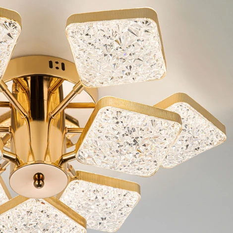 Потолочная люстра светодиодная с пультом с регулировкой цветовой температуры LED4U LED4U L8452-9