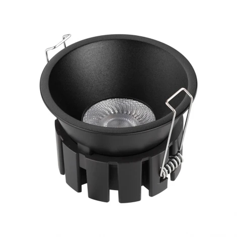 Встраиваемый светильник светодиодный Novotech Solis 359858 черный с переключателем цв. температуры и угла рассеивания LED 12W 220V 2700К\3200К\4000К