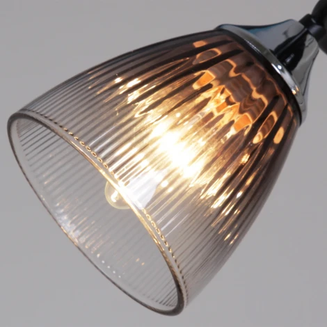 Потолочная люстра на штанге Reluce 13560-0.3-03 BK+CR