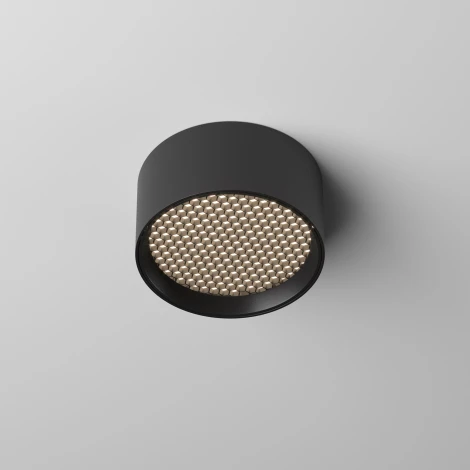 Накладной потолочный светильник влагостойкий LED Maytoni Glare C122CL-L7-4K-B (220V, круглые)