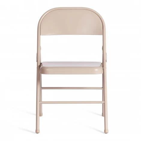 Стул складной Folder/Фолдер (мод. 3023(II))/2 шт. в упаковке металлический, 46,5х48х75, 7-бежевый (Комплект из 2 шт.) Tetchair 21549