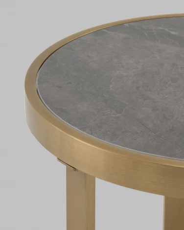 Журнальный столик Адриана 50*50 см серая керамика Stool Group арт.УТ000041497