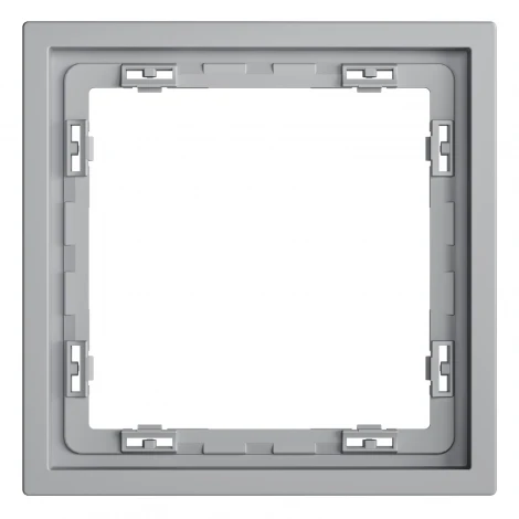Рамка пластиковая на 1 пост (серый) Voltum S70 VLS100116