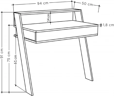 Стол письменный LEVE COWORK WORKING TABLE
