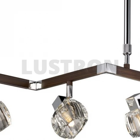 Потолочная люстра N-Light 420 420-05-17 chrome + wengue