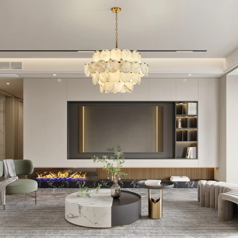 Подвесная люстра Fluorite Di Marmo FL1018-20PA