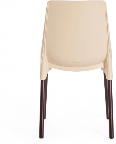 Стул GENIUS (mod 75) / 1 шт. в упаковке (Металл,Пластик /Бежевый,Коричневый)