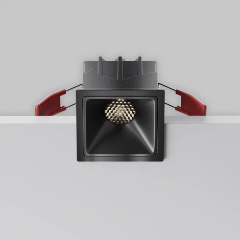 Встраиваемый светильник Maytoni Alfa LED DL043-01-10W4K-SQ-B-1 (220V)