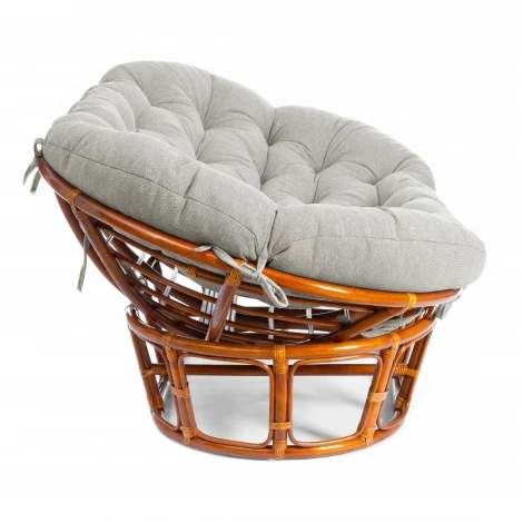 Диван MAMASAN/МАМАСАН 23/02 W /с подушкой/ 169х102х80см, коньячный, матрац 182х119см, ткань серо-бежевая 3м 16/2 Tetchair 25285