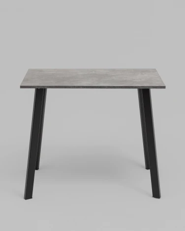 Стол Альва 90х60 см столешница Камень Темный подстолье 9005 Stool Group УТ000043211