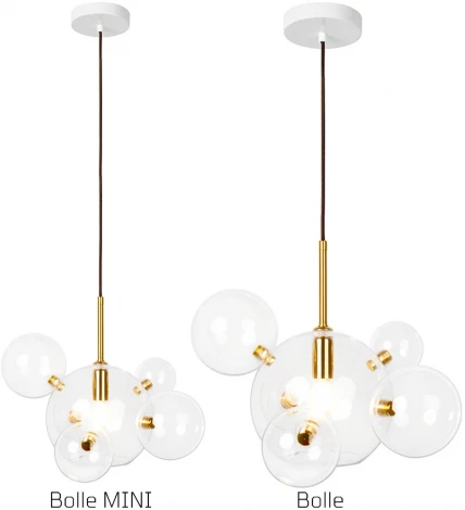 Подвесной светильник Loft It Bolle 2027-P6 mini (220V, на проводе, шар, молекулы)