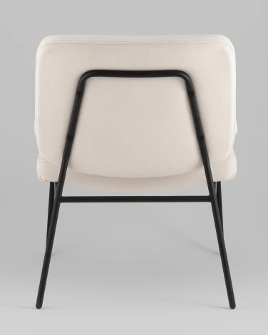 Кресло Stool Group Эбигейл велюр молочный УТ000041984