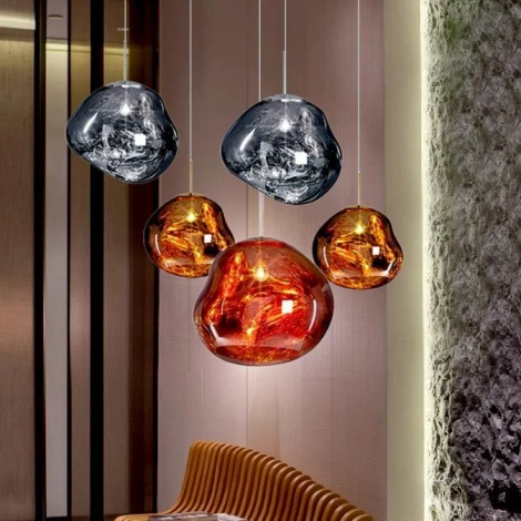 Подвесной светильник Tom Dixon Melt Pendant Silver D38 ImperiumLoft 40,2599 (220V, на проводе)