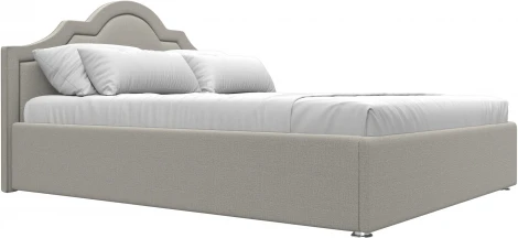 Кровать интерьерная Афина 160 (Бежевый/Рогожка) Лига Диванов арт.123043