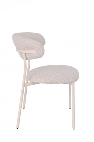 Стул обеденный Stool Group Ayla серый белые ножки 2 шт. УТ000042039