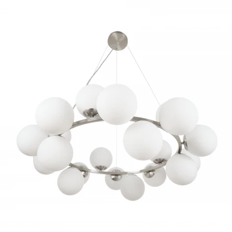 Подвесная люстра MyFar Aerton MR1949-20P (220V, на тросе, шарики, молекулы)