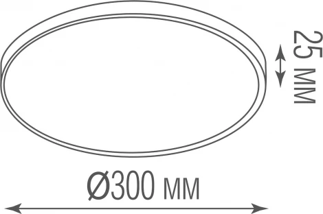 Потолочный светильник круглый Donolux Disco DL20171R24NW1W (LED, 220V, круглые)