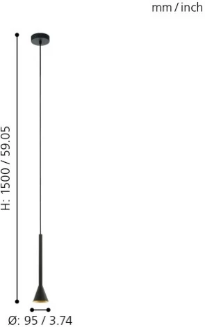 Подвесной светильник Eglo Cortaderas 97604