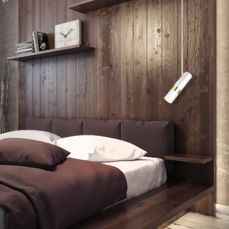 Подвесной светильник Lumien Hall Sauris LH8020/1P-WT-GD