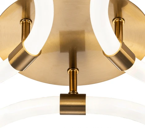 Потолочная люстра Escada Tube 10279/3LED 84Вт металл/акрил, бронза (220V)