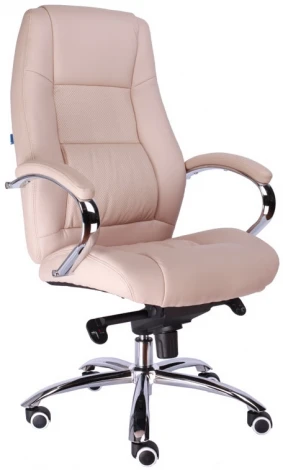 Компьютерное кресло для руководителя Kron M экокожа кремовый