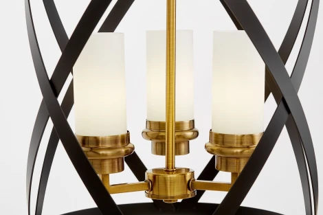 Подвесная люстра Lumina Deco Astila LDP 1242-3 BK+MD