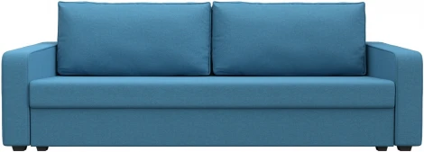 Диван прямой Лига-009 (Голубой/Рогожка) Лига Диванов арт.124625