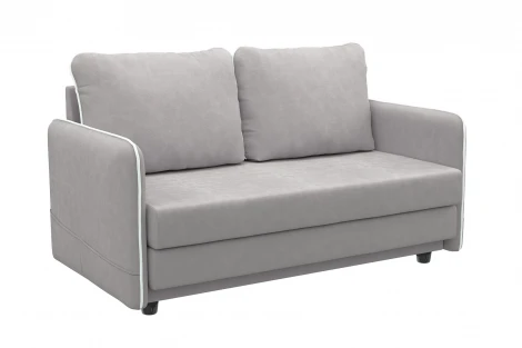 Диван тканевый прямой серый D1 Слим AAA41390002