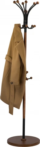 Вешалка напольная Д 1 черный/ средне-коричневый от фабрики Mebelik