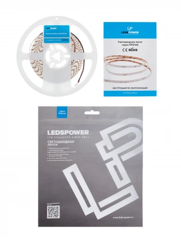 Светодиодная лента 10Вт/м 24В 5м LEDS POWER ПРО140 005140