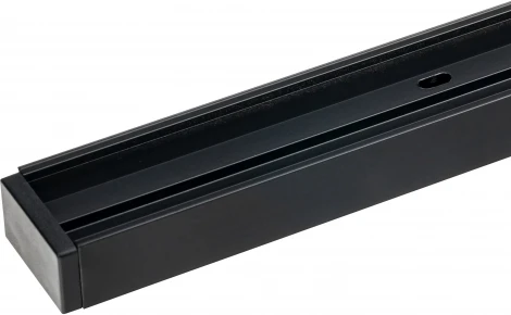 Шинопровод однофазный накладной 1 м алюм/медь с держат пластиков планкой черный Ritter Artline 59785 2