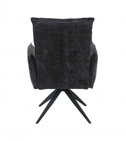 Стул DikLine 6824 тк. Серая 709-23, опоры черные поворотный