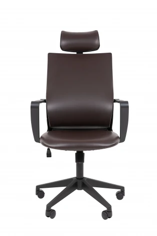 Офисное кресло Chairman 545 Россия экокожа коричневый