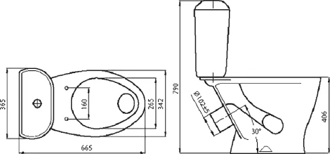 Унитаз-компакт Santeri Воротынский Комфорт