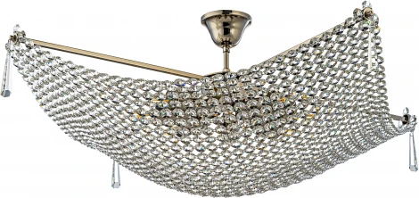 Потолочная люстра Arti Lampadari Roma E 1.3.80.501 N (220V, хрусталь)