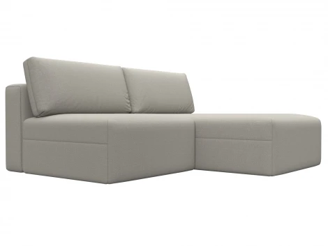 Диван угловой модульный Лига-060 НПБ угол универсальный (ЛДСП,Брус,Фанера/Пластик/Рогожка/Бежевый) Лига Диванов 129713