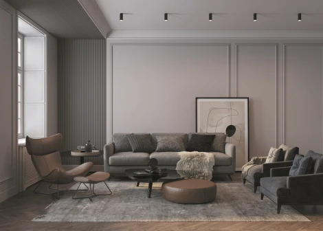 Накладной потолочный светильник FOCUS S GU10 1x10Вт Maytoni Technical C052CL-01B (220V, круглые)