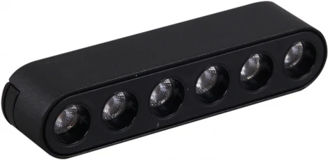 Трековый светильник магнитный светодиодный Reluce 13002-9.3-001UR magnetic LED6W BK (48V)