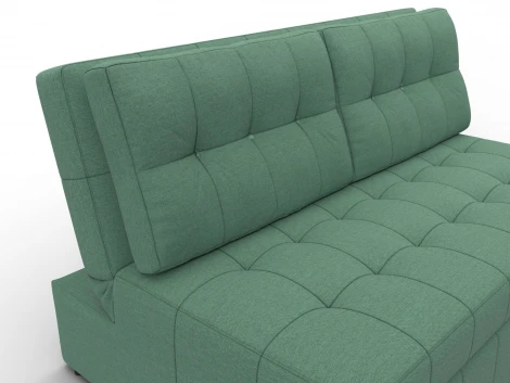 Диван прямой Лига-107 (140) (ЛДСП,Брус,Фанера,Рогожка/Зеленый) Лига Диванов 134905