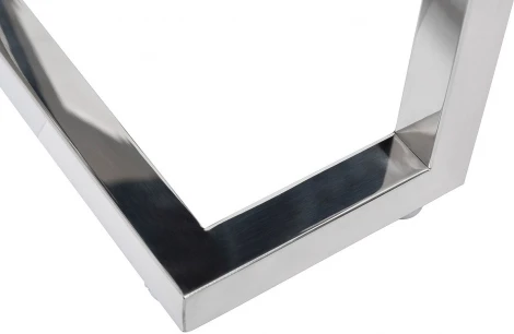 Консоль зеркальная каркас н/ж сталь хром 116*39*79см Garda Decor арт.KFG129