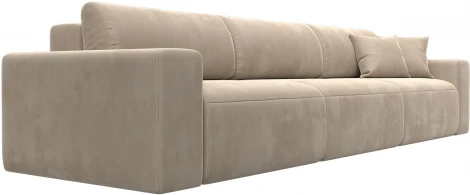 Диван прямой Лига-036 НПБ Классик Лонг (Бежевый/Велюр) Лига Диванов арт.121322