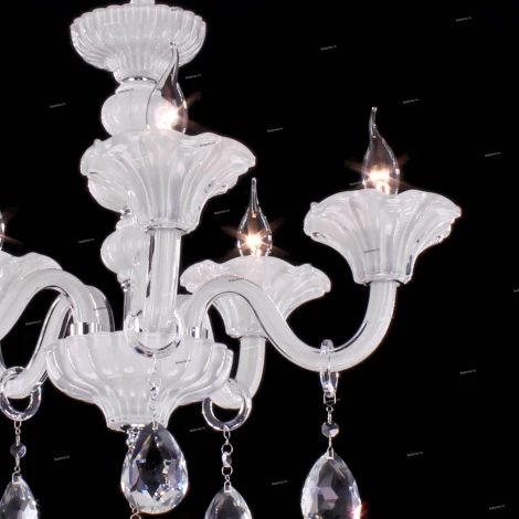 Подвесная люстра Citilux Ирида CL351150 (220V, хрусталь, на цепи, подсвечник, свеча)